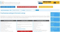 Desktop Screenshot of biznessdirect.co.uk